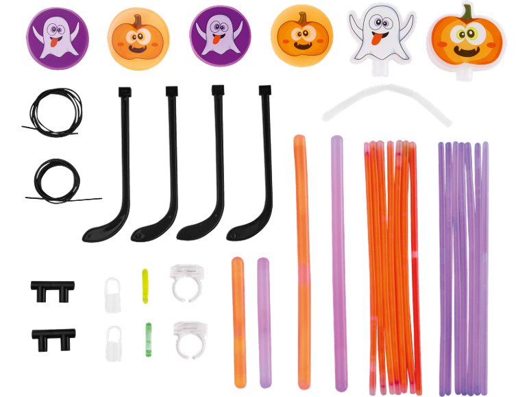 Bâtons lumineux d’Halloween