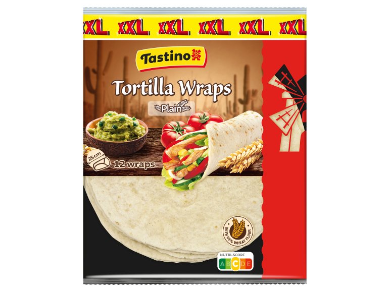 12 tortillas wraps