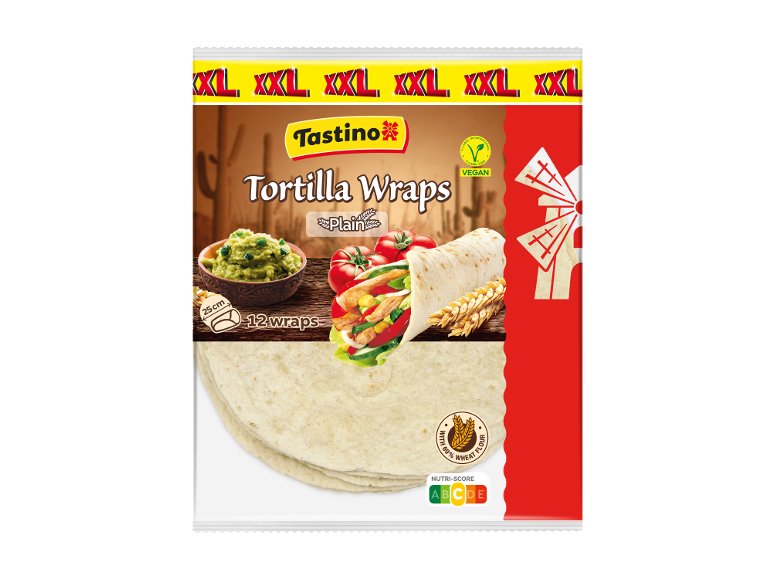 12 tortillas wraps