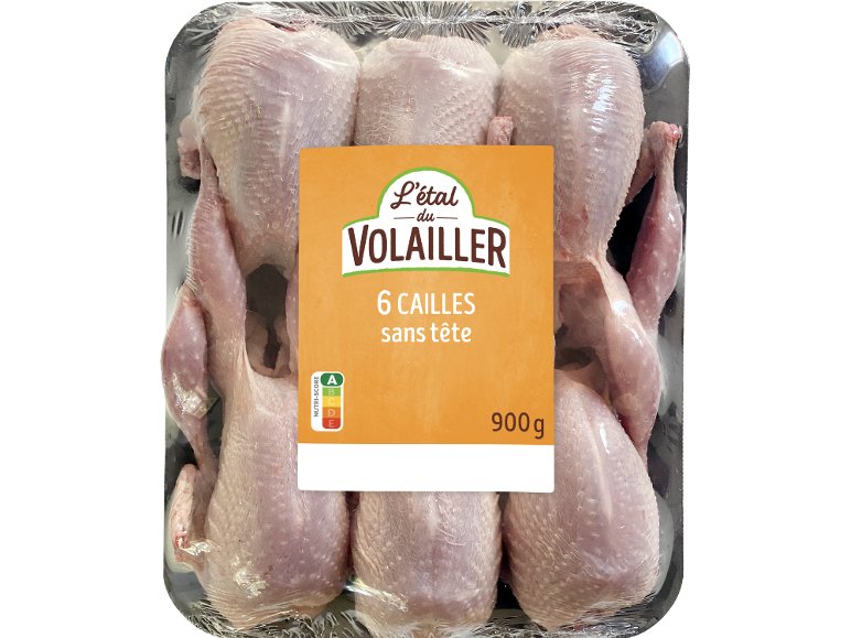 Cailles sans tête