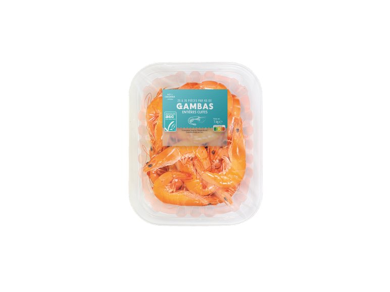 Gambas ASC entière cuites