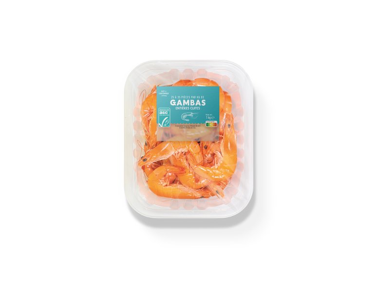Gambas ASC entière cuites