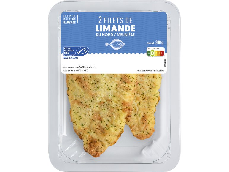 2 filets limande du Nord meunière