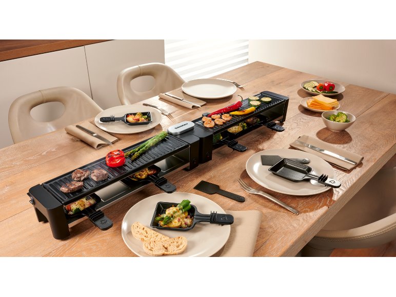 Raclette-gril, 8 personnes