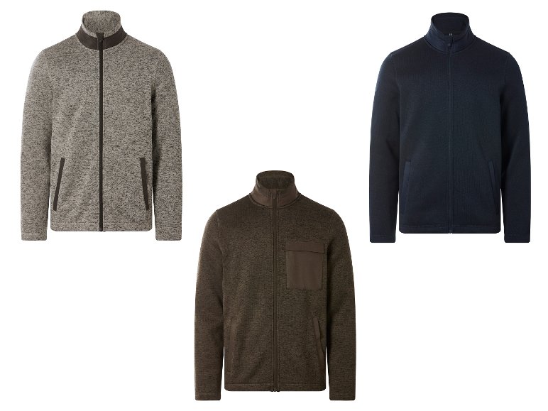 Veste en maille polaire douce et chaude homme