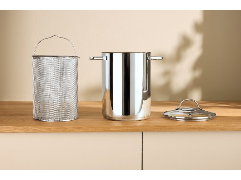 Casserole à pâtes en acier inoxydable Premium, 4 L, Ø 16 cm