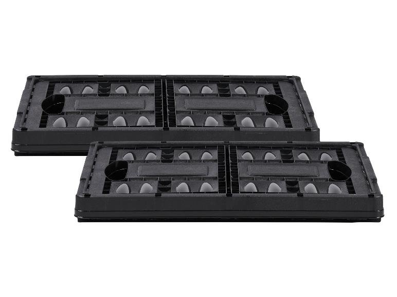 Lot de 2 casiers pliants, 45 L