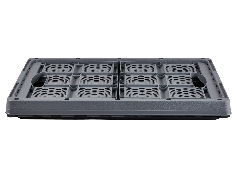 Casier pliant, 60 x 40 x 29,4 cm, noir