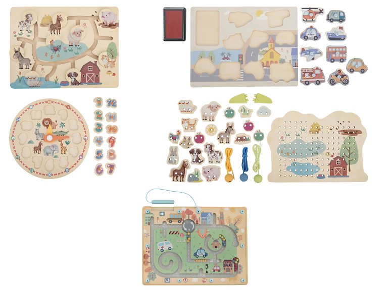 Jeu de labyrinthe ou puzzle en bois