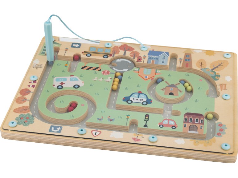 Jeu de labyrinthe ou puzzle en bois