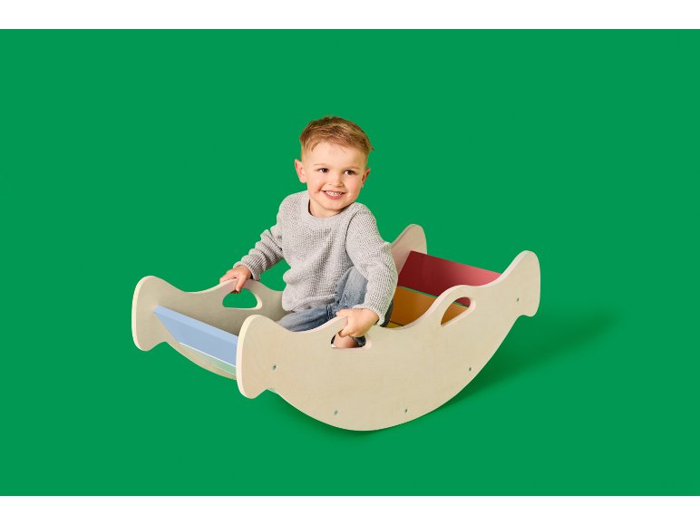 Jeu à bascule en bois