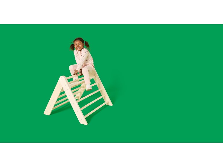 Triangle d’escalade en bois