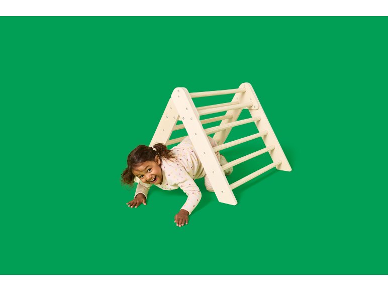 Triangle d’escalade en bois