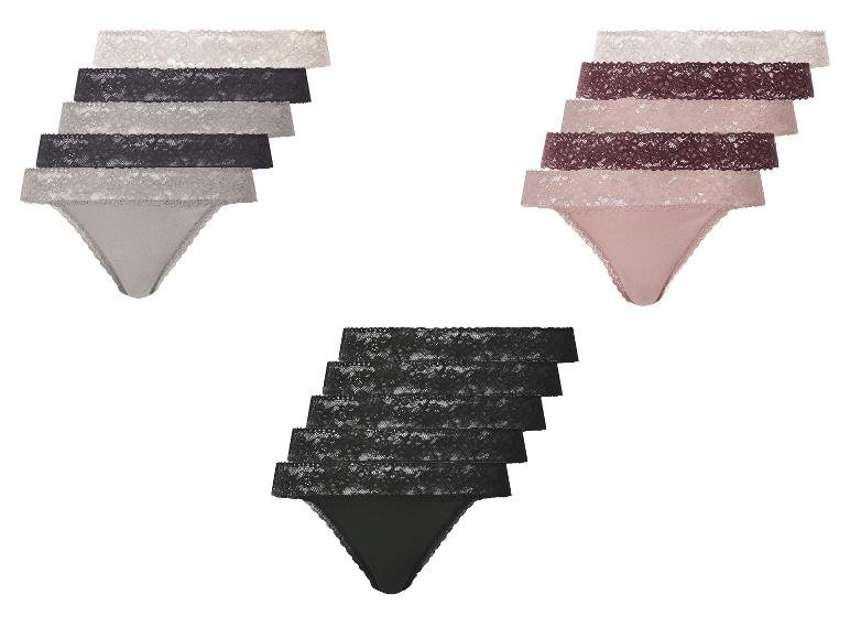 Lot de 5 strings femme