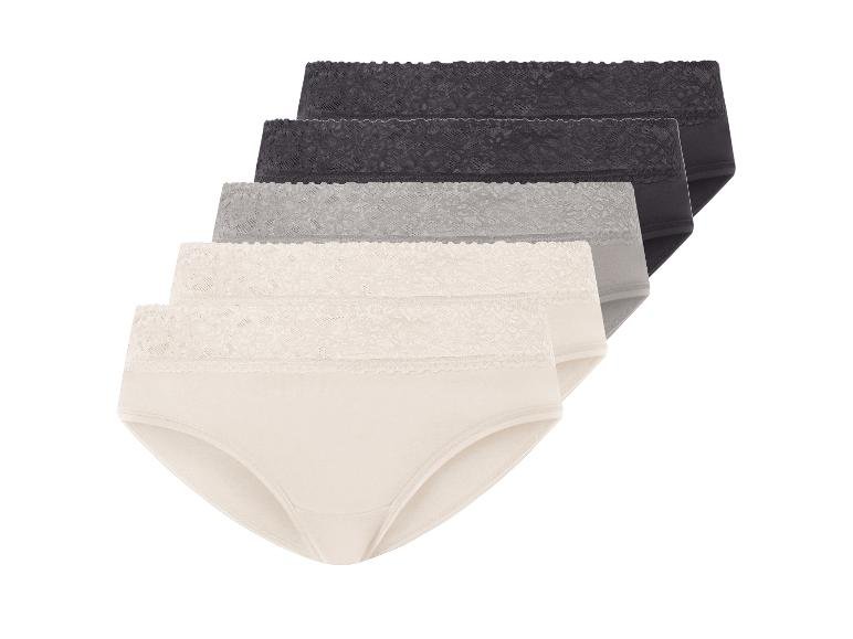 Lot de 5 slips hipster femme