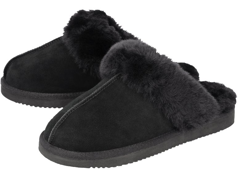 Pantoufles peau d’agneau homme