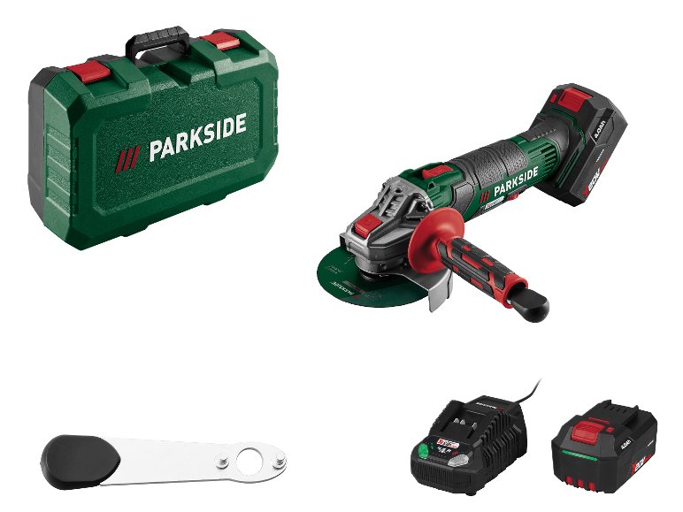 Meuleuse d'angle sans fil 20 V, PWSA 20-Li D4, avec batterie – avec chargeur