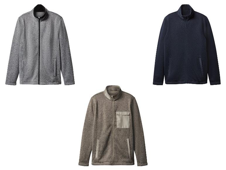 Veste polaire en tricot pour homme