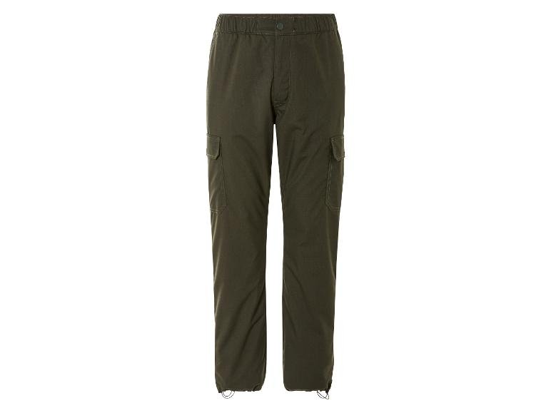 Pantalon cargo thermique pour homme, doublé en molleton.