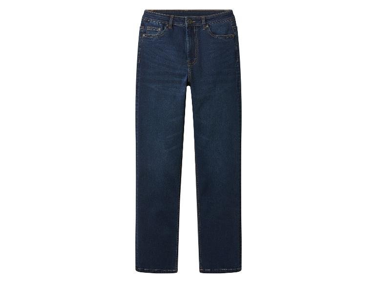 Jean thermique femme, Straight Fit, taille normale.