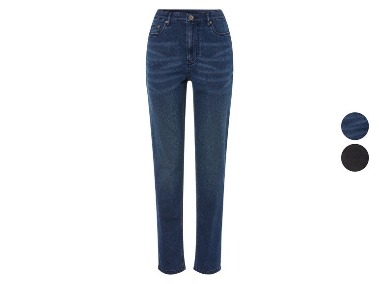 Thermo-Jeans für Damen, Straight Fit, normale Leibhöhe