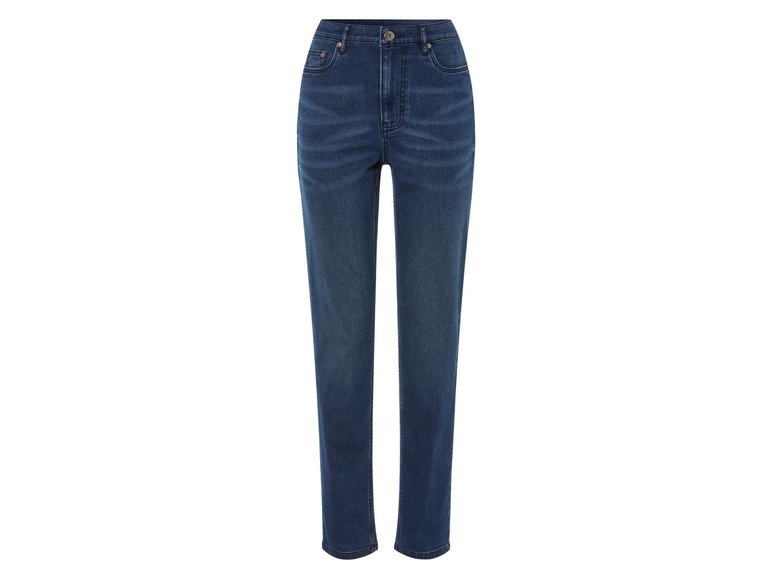 Thermo-Jeans für Damen, Straight Fit, normale Leibhöhe