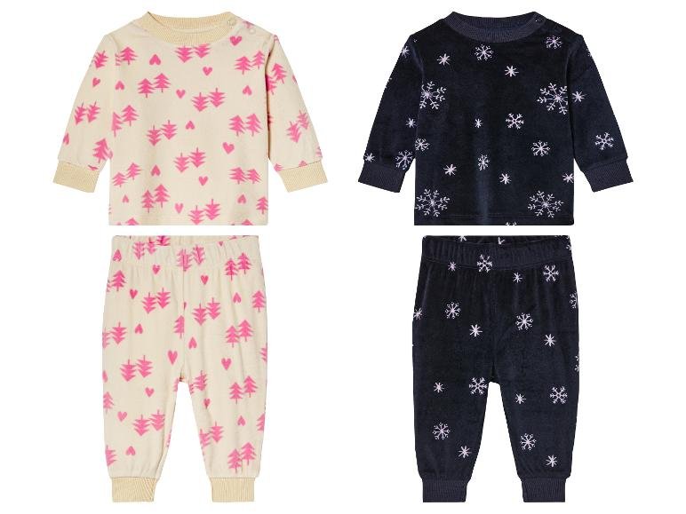 Pyjama en velours bébé