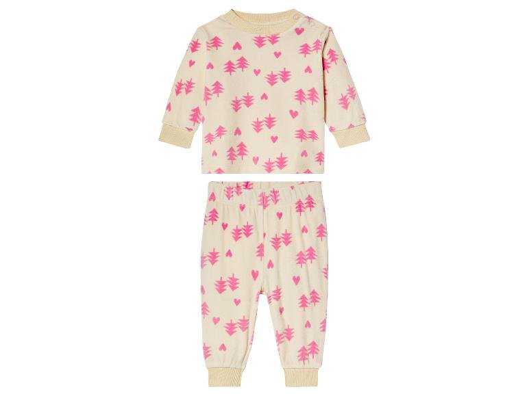 Pyjama en velours bébé