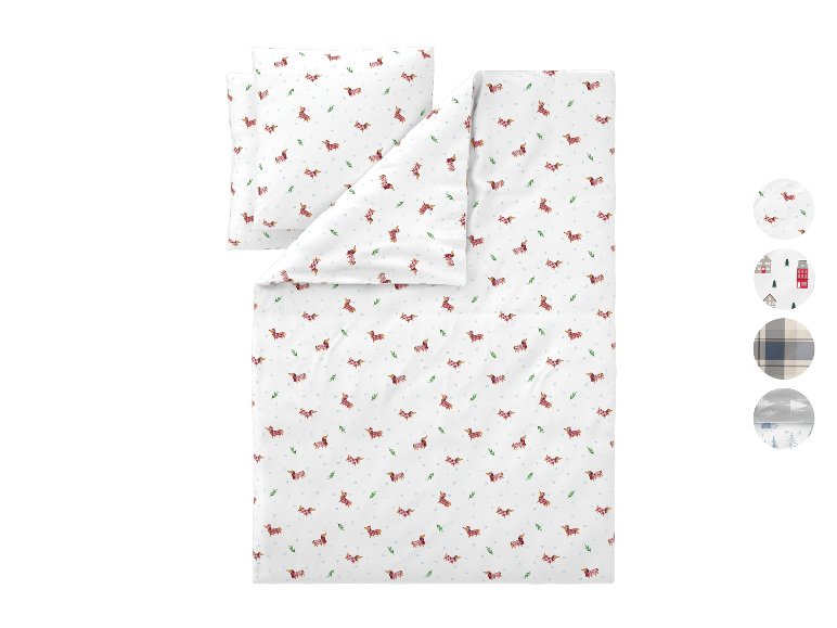 Housse de couette réversible en fin flanelle ou housse de couette en fin flanelle, 240 x 220 cm