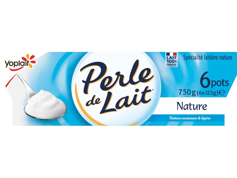 Yoplait perle de lait nature