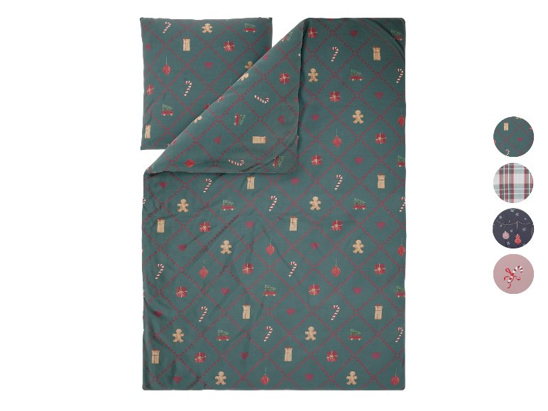 Linge de lit en satin microfibre, 140 x 200 cm