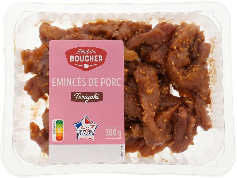 Emincés de porc teriyaki