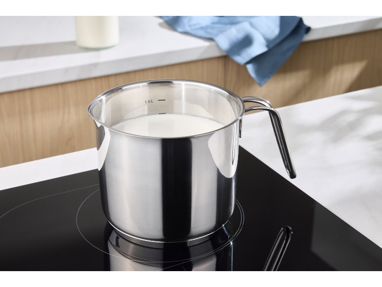 Pot à lait en acier inoxydable, 1,8 L