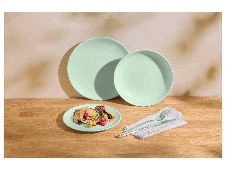 Service de table, 18 pièces, vert pastel