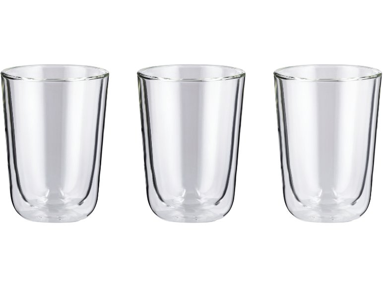 Verres à cappuccino thermiques, 3 pièces