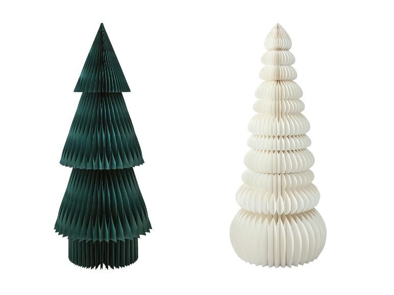 Sapin de Noël en papier alvéolé