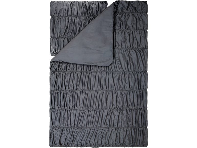 Housse de couette réversible ajustée en microfibre satin, 140 x 200 cm.