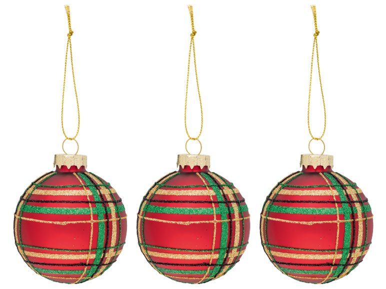Boules de Noël en verre