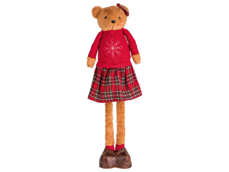 Ours en peluche décoratif, avec jambes extensibles