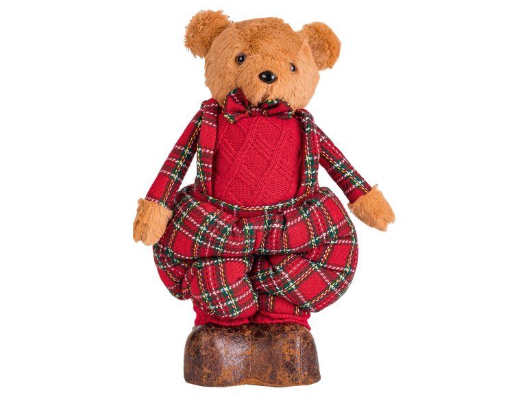 Ours en peluche décoratif, avec jambes extensibles