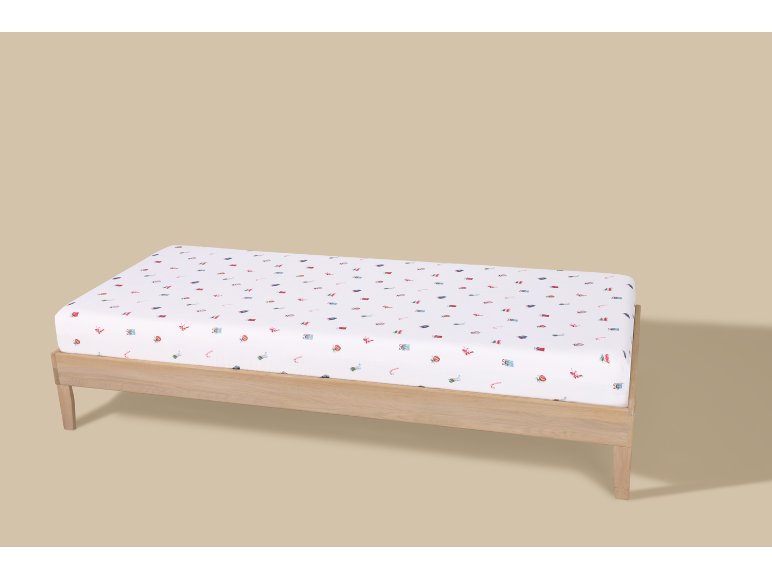 Drap-housse en fin flanelle, 90-100 x 200 cm