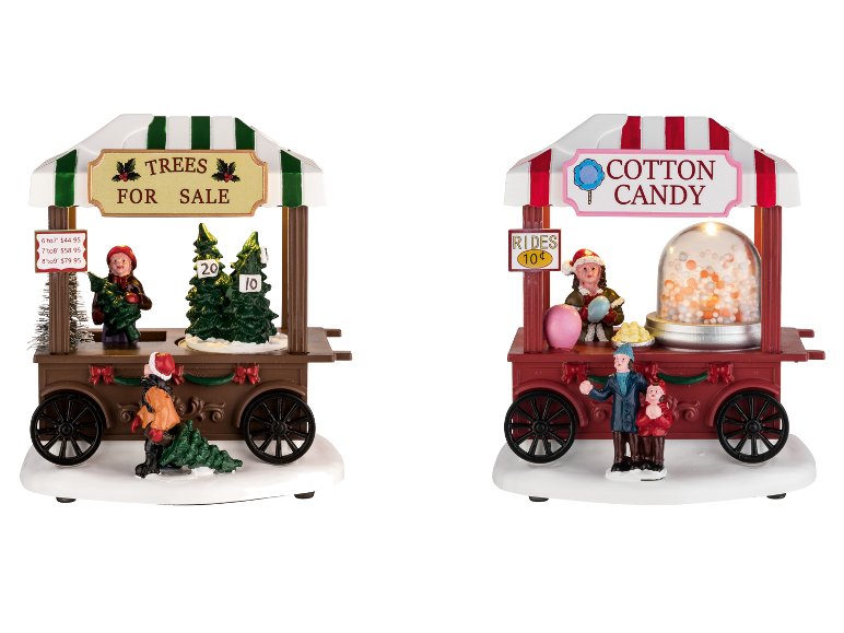 Figurine scène de Noël LED