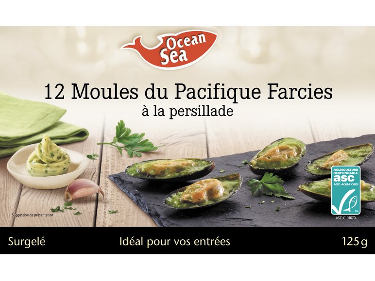 12 moules ASC farcies