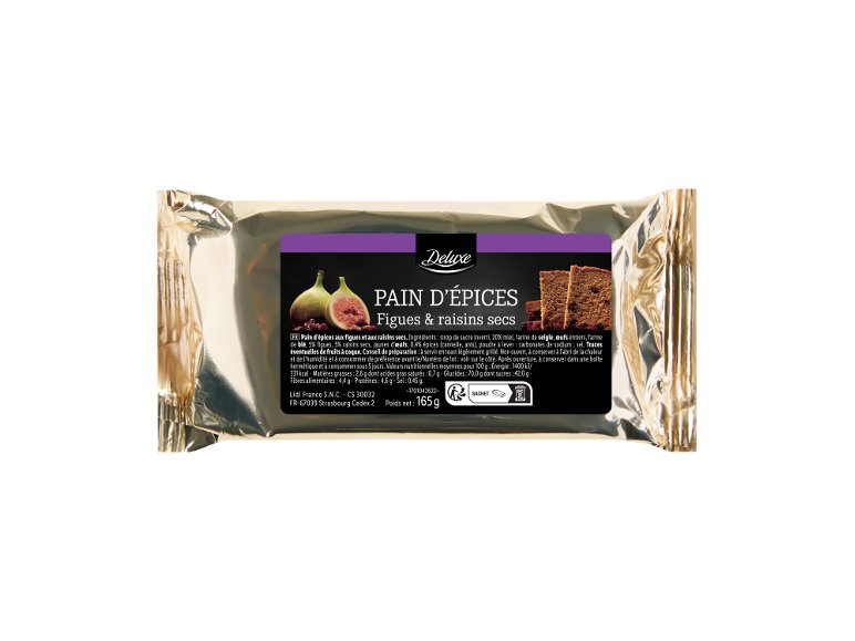 Pain d'épices figues et noix