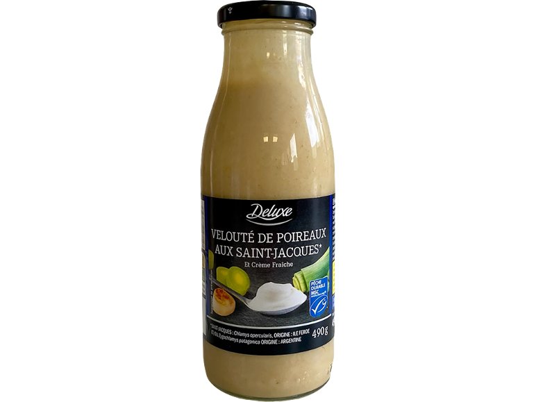 Velouté de poireaux St Jacques
