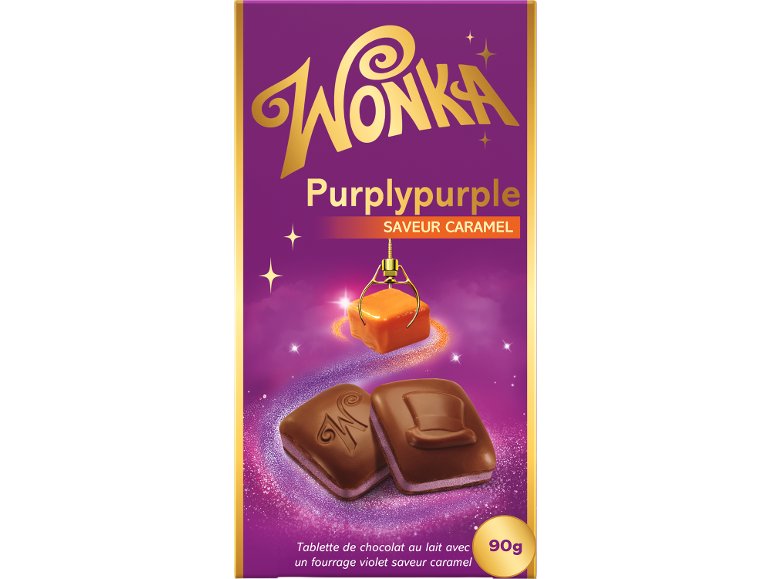 Tablette de chocolat pourpre