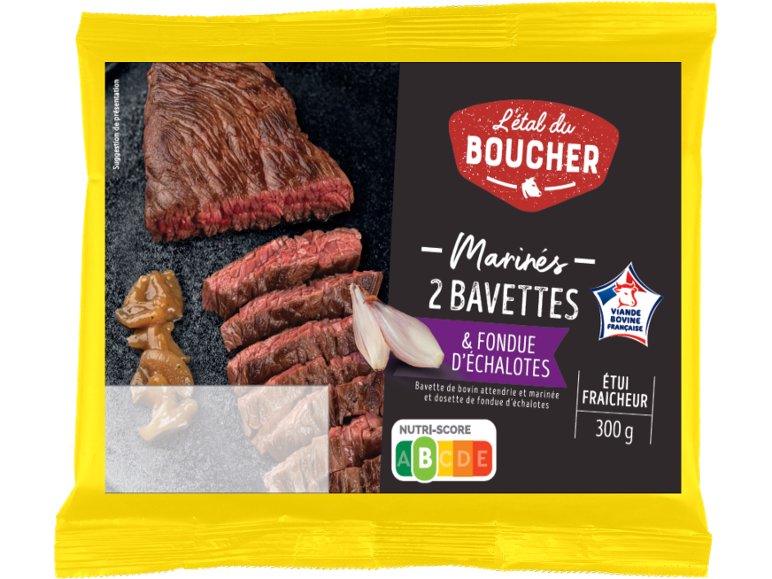 Bavette fondue à l'échalote
