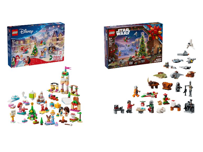 43298 / 75456 Le Calendrier de l'Avent 2026, Disney Princess ou Star Wars