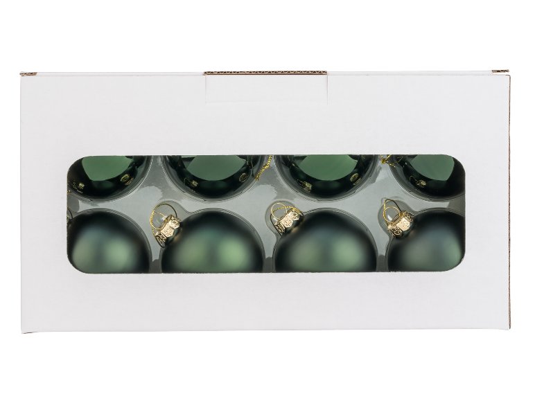 Boules de Noël, lot de 16.
