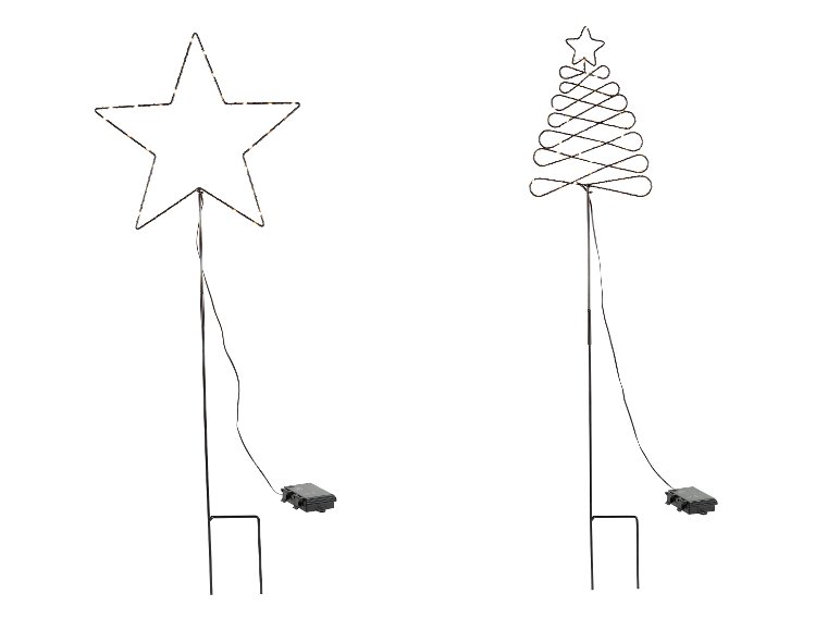 Piquet de jardin décoratif LED Noël